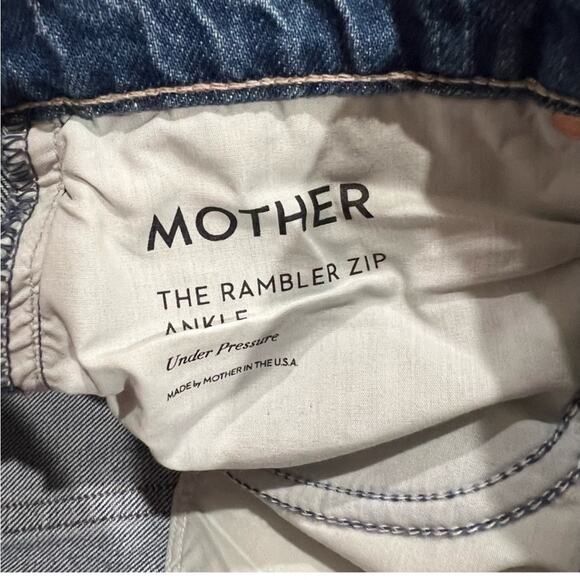 MOTHER DENIM The Bowie Rambler Studded Zip Ankle Jeans - Picture 11 of 14